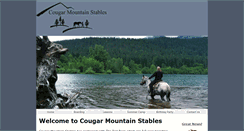 Desktop Screenshot of cougarmountainstables.com